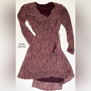 Talula Purple Print Dress